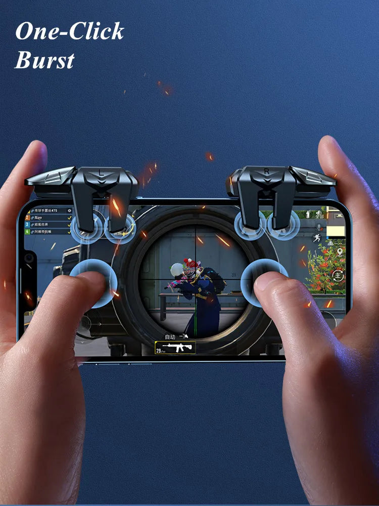 G21 Mobile Game Trigger – 6-Finger Controller for PUBG & FPS Games