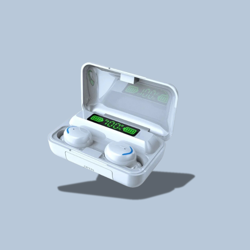 F9 TWS Wireless Earbuds – LED Display & Noise Reduction