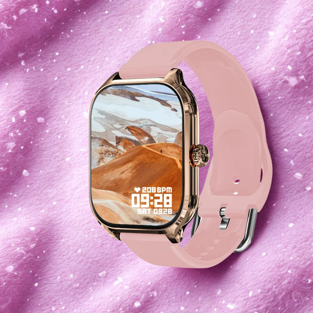 LAXASFIT H9 Smartwatch – Bluetooth Calls, Heart Rate & Fitness Tracker