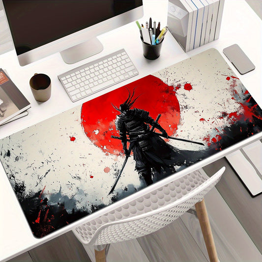 Japanese Samurai Desk Mat – XXL Gaming Keyboard Pad