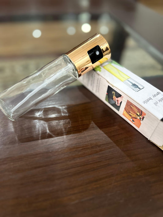 Refillable Oil Spray Bottle – Glass Olive Oil Sprayer for Cooking, BBQ, Salad & Kitchen Use (100ml)