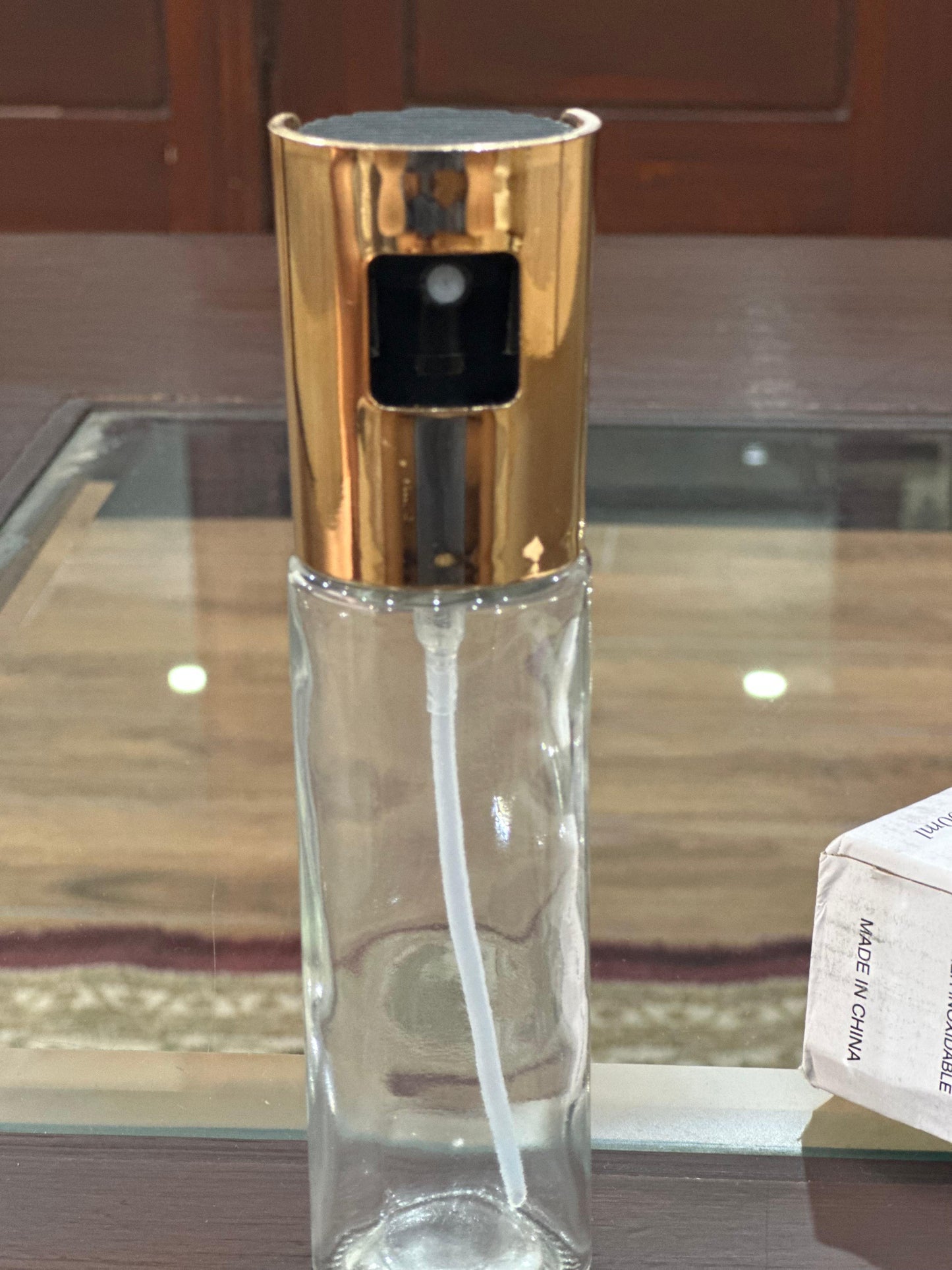 Refillable Oil Spray Bottle – Glass Olive Oil Sprayer for Cooking, BBQ, Salad & Kitchen Use (100ml)