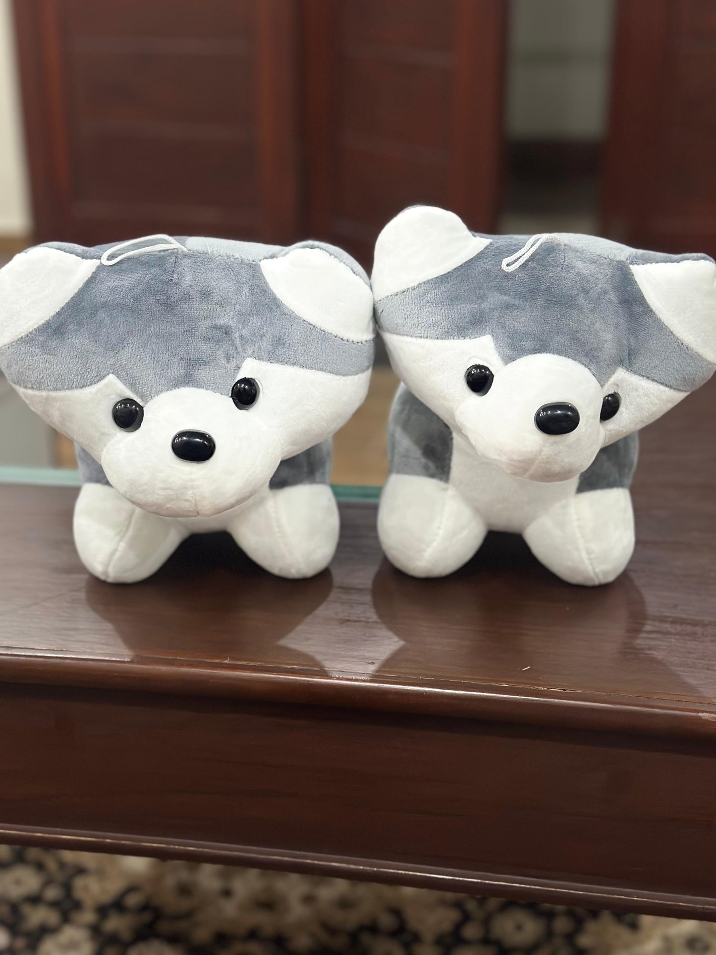 Cute Husky Dog Soft Toy – Stuffed Plush Puppy for Kids, Gifts & Home Decoration