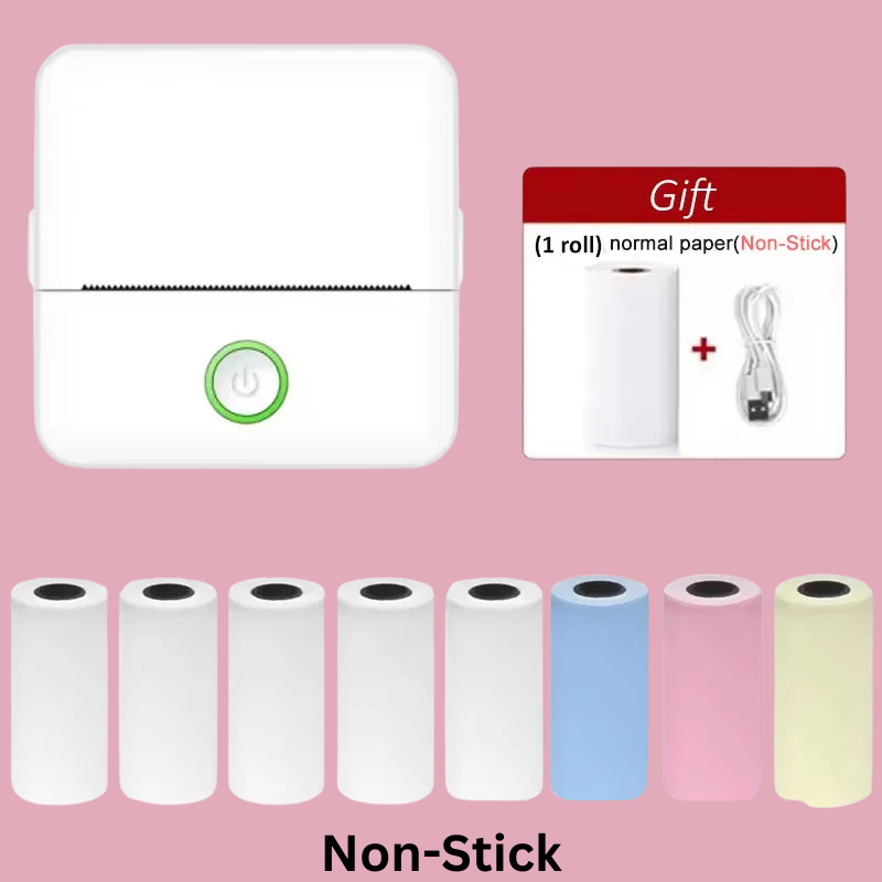 X6 Mini Bluetooth Thermal Printer – Portable Inkless Label & Sticker Maker