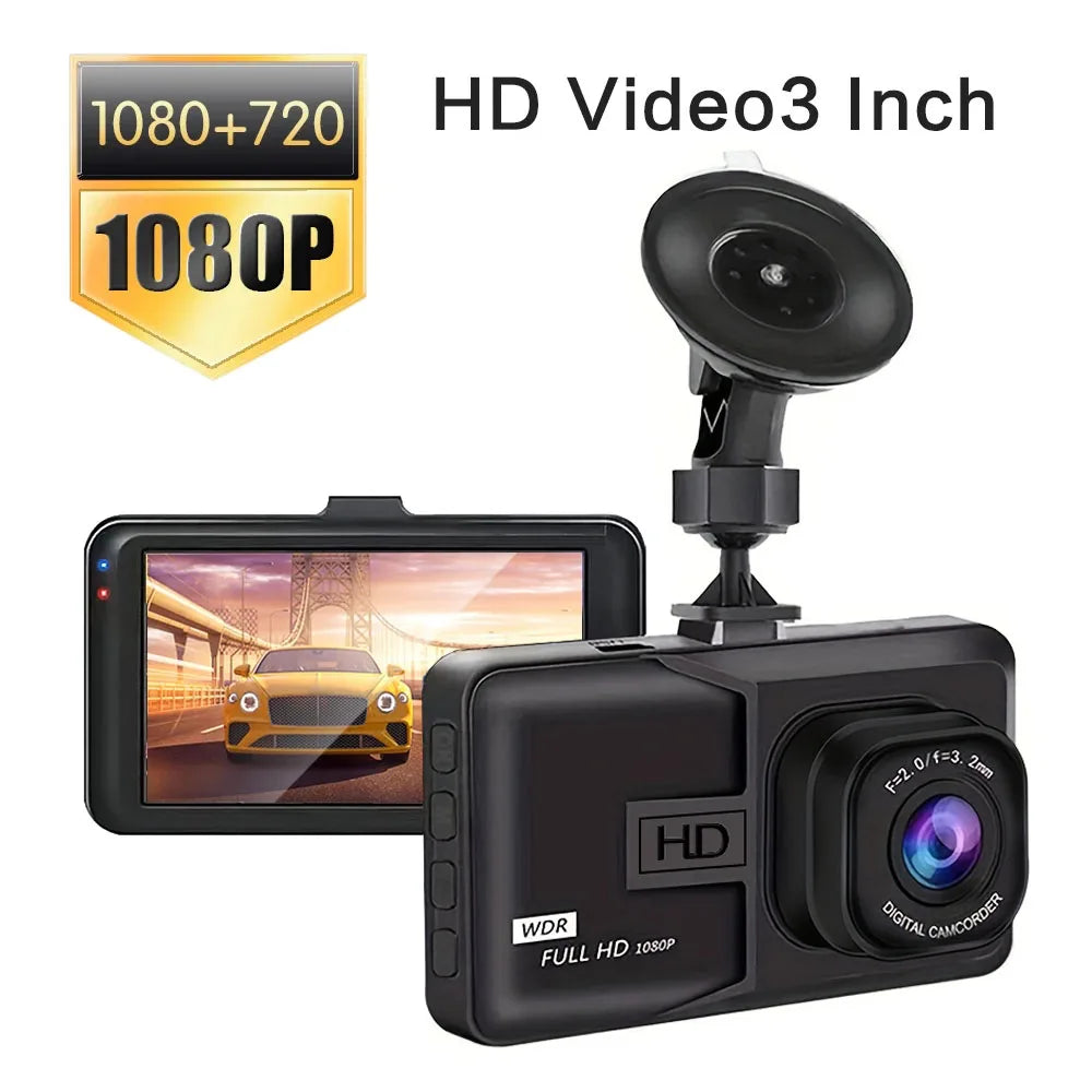 XUSHIDZ 1080P HD Dash Cam | Night Vision Car DVR, G-Sensor, 24H Parking Monitor, Loop Recording