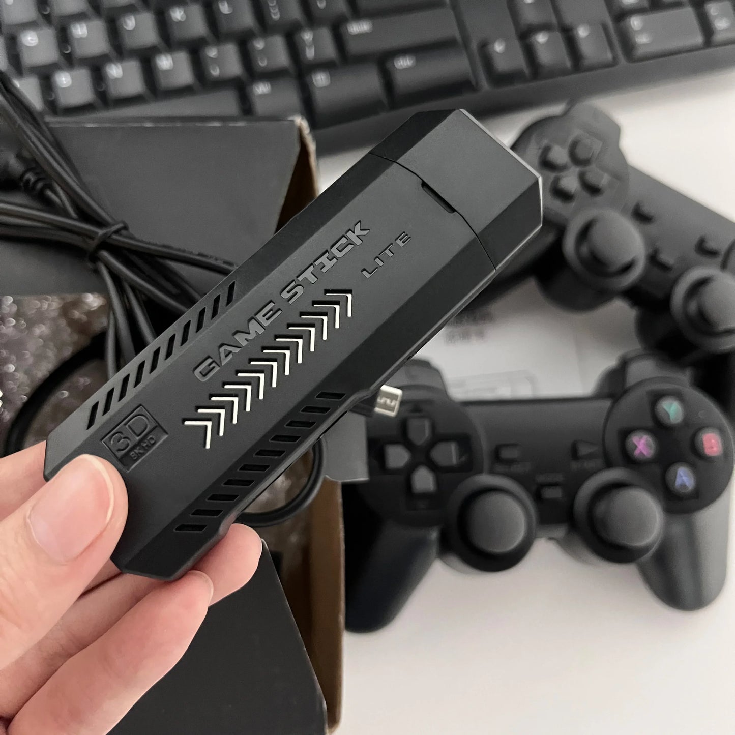 X2 Plus Retro Game Console – 128GB, 30,000 Games + GD10 Pro Stick