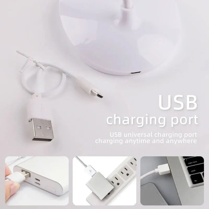 LED Rechargeable Desk Lamp – Eye-Care Night & Reading Light