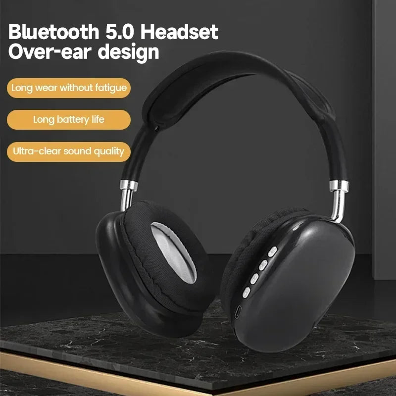 Bluetooth 5.0 Gaming Headphones – Wireless, Noise Cancelling + Mic