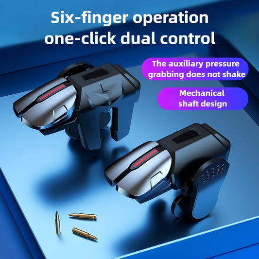 G21 Mobile Game Trigger – 6-Finger Controller for PUBG & FPS Games