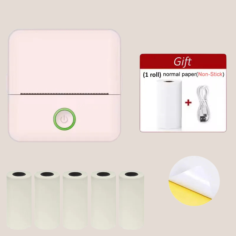 X6 Mini Bluetooth Thermal Printer – Portable Inkless Label & Sticker Maker