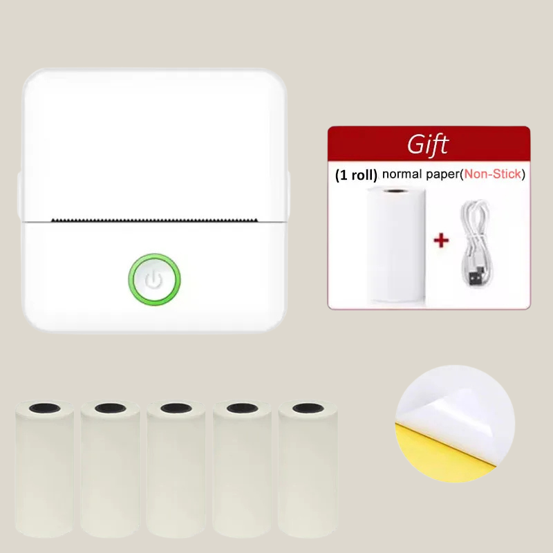 X6 Mini Bluetooth Thermal Printer – Portable Inkless Label & Sticker Maker