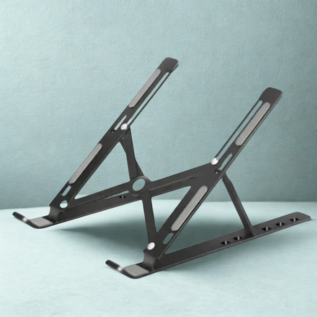 Aluminum Foldable Laptop Stand – Portable Notebook Holder for Mac & PC