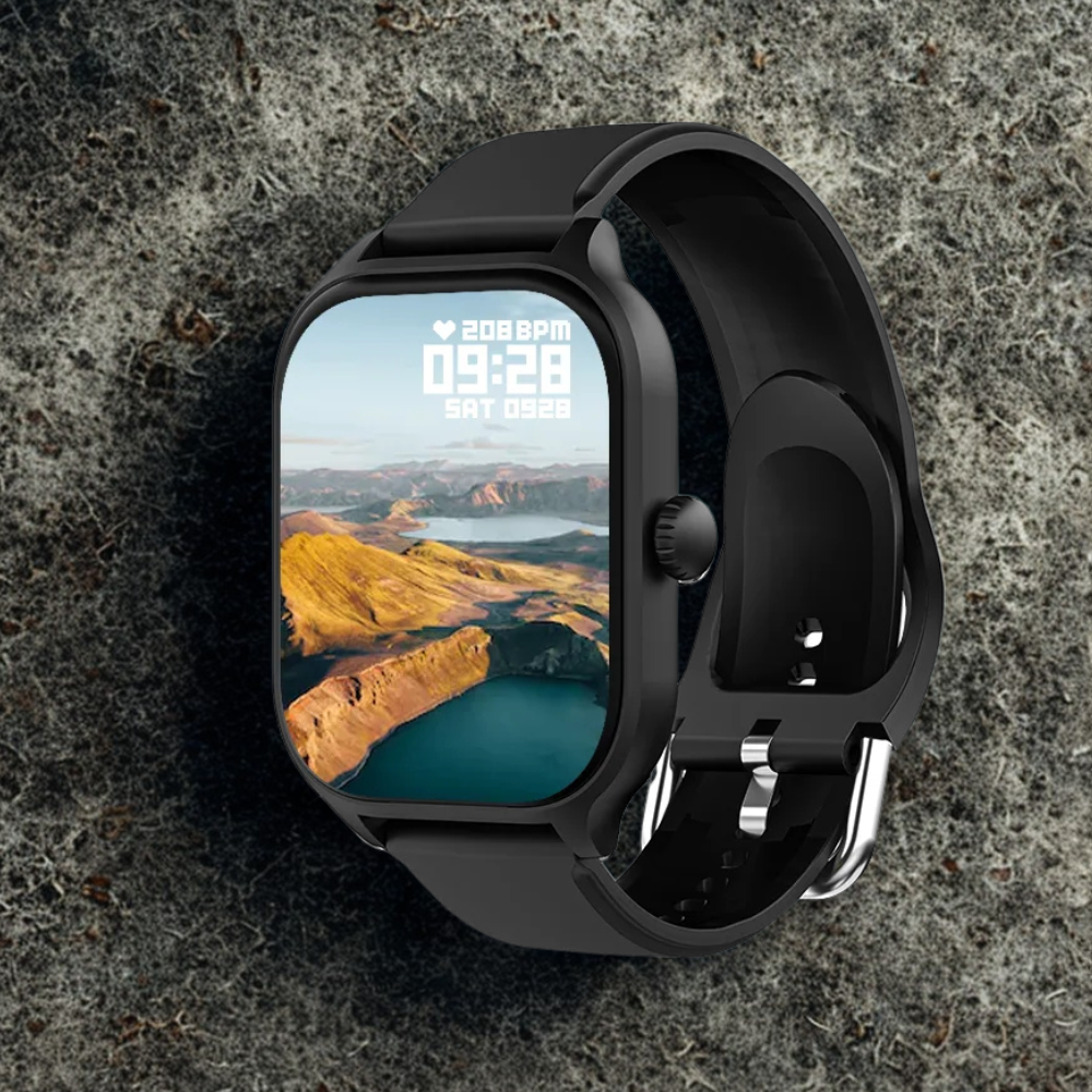 LAXASFIT H9 Smartwatch – Bluetooth Calls, Heart Rate & Fitness Tracker