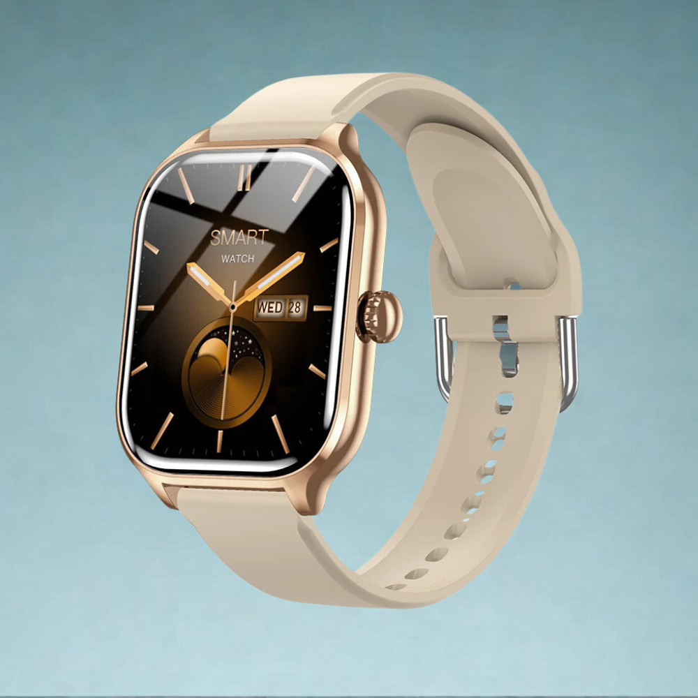 LAXASFIT H9 Smartwatch – Bluetooth Calls, Heart Rate & Fitness Tracker